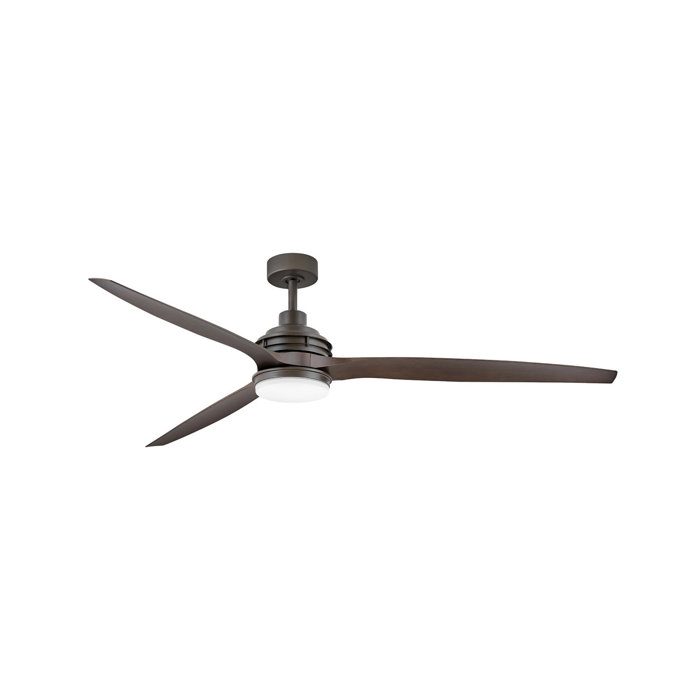 Beachcrest Home 72" Allendale 3 Blade Outdoor LED Propeller Ceiling